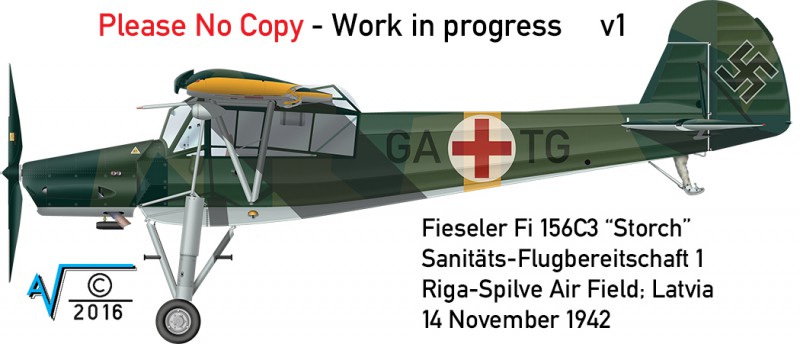 Fieseler Fi 156C3 GA+TG Sanitats Flugbereitschaft 1 Riga v1 MilNet (1050px).jpg