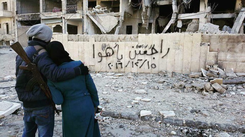 We're coming back, oh love... Aleppo, December 15, 2016..jpg