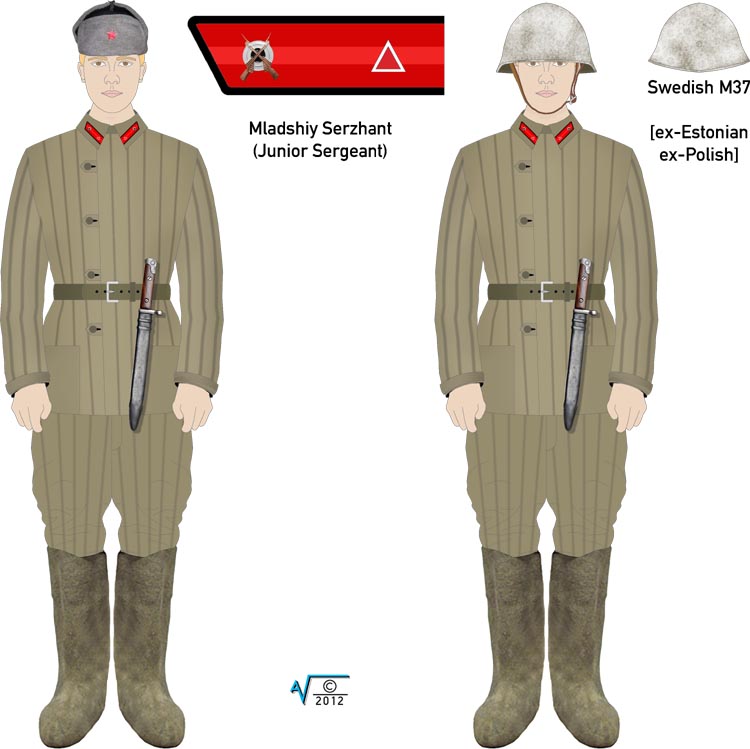 Soviet Infantry 1941 1942 Volkhov Front w Swed M37 v3 MilNet 750px.jpg