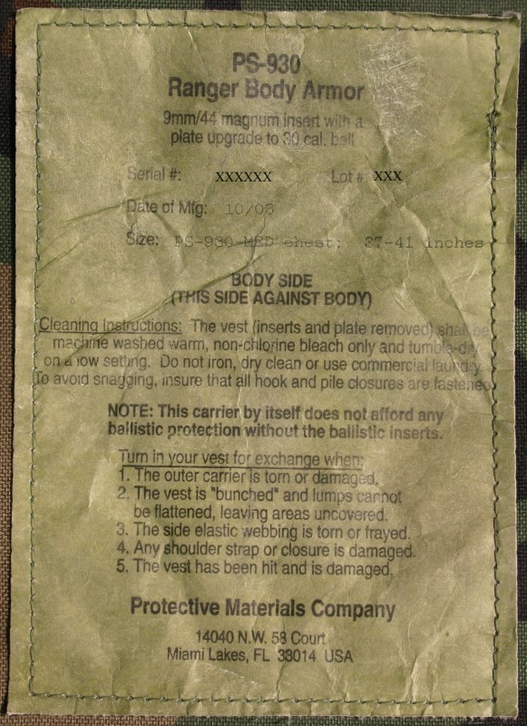 Label_of_the_Ranger_Body_Armor_PS-930.JPG