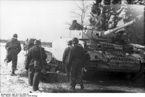 Panzer IV ausf. H Narva lähedal, Märts 1944