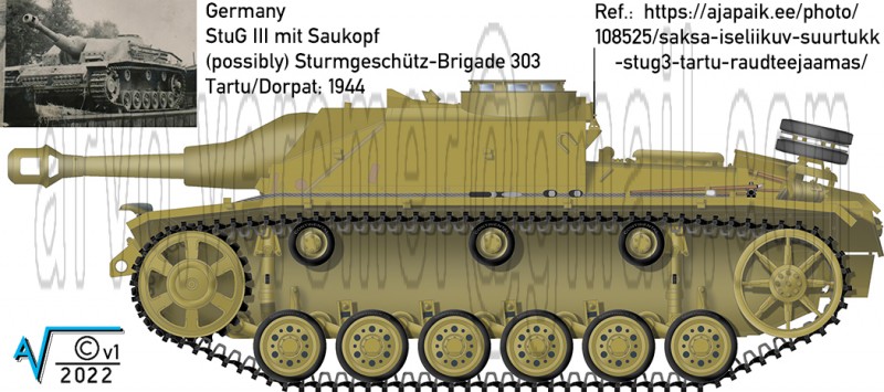 StuG III Ausf G mit Saukopf Tartu 1944 MilNet (1050px).jpg