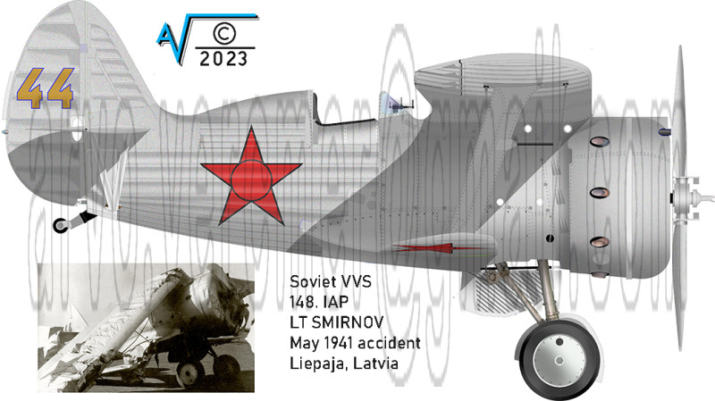 Polikarpov I 153 IAN YEL 44 Liepaja Latvia (1050px).jpg