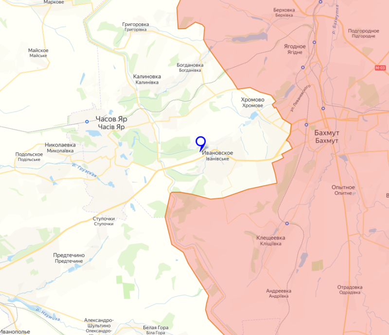 10.05.2023 Bahmut VF kaart.png