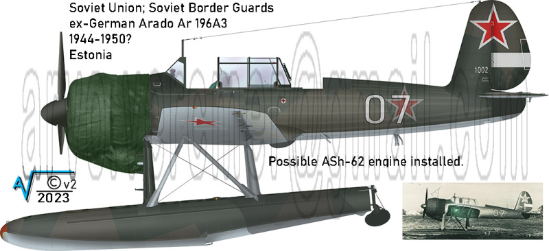 Soviet Union Arado Ar 196 sn 07 1944 -1950 Estonia Soviet Border v2 Guards (1050px).jpg