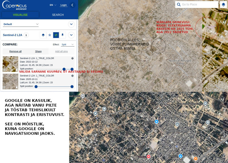 Kihtides orienteerumine: 2022, 2025 ja Google