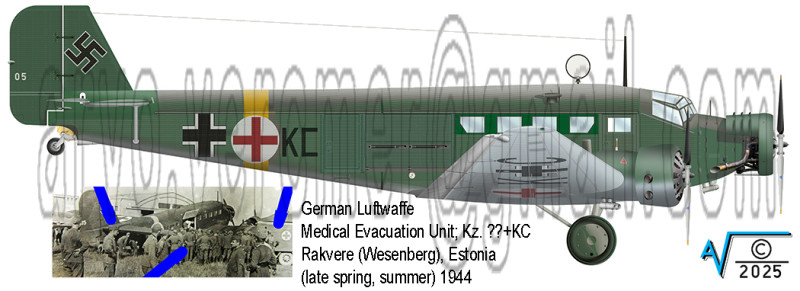 GE Junkers Ju 52 3m ce XX+KC med evac Rakvere 1944 STBD v2 (1050px).jpg