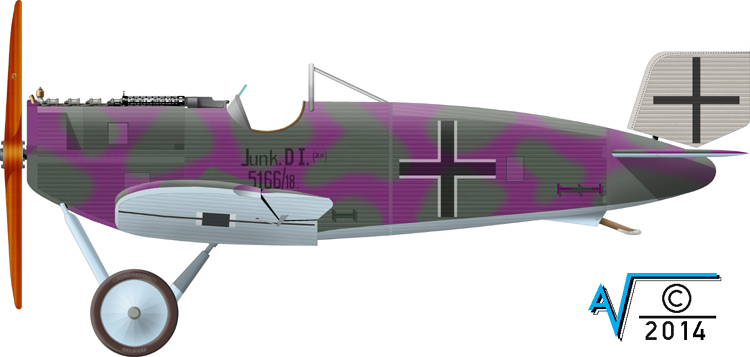 Ju DI 5166 18 short fuselage Vainode Latvia Baltische Landeswehr 1919 MilNet (750px).jpg