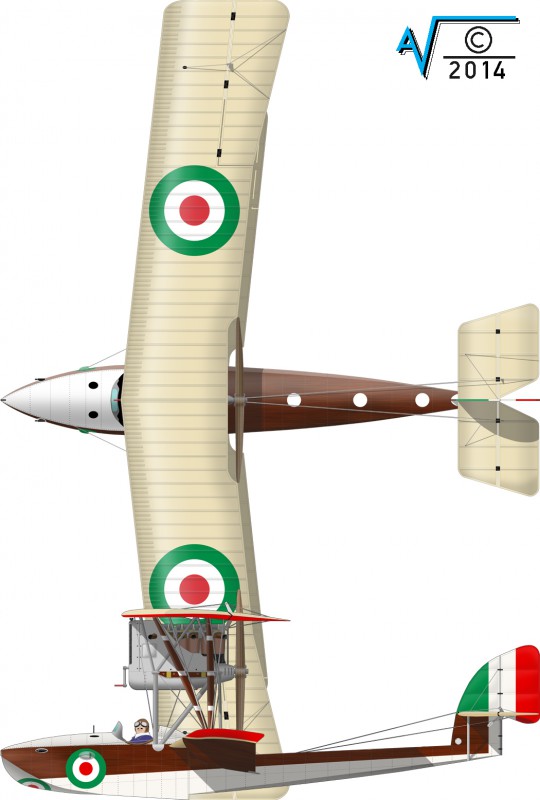 Italian Macchi M5 Plan and Portside view v1 MilNet (1050px).jpg