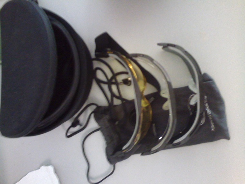 Peltor prillid - valge klaas kasutatud,puuduvad sangad!